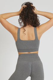 Top sportivo con spalline larghe Essence BambùFIR Stone Scuro - FGM04 - Maglie e Top - fgm04