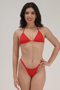 Trójkątny top Calipso Pepper Red