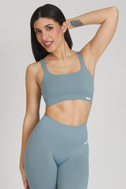 Top sportivo con spalline larghe Gym Fashion Azzurro Arona - FGM04 - Maglie e Top - fgm04