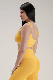 Top sportivo con spalline larghe Gym Fashion Giallo Lemon - FGM04 - OFFERTE SPECIALI - fgm04