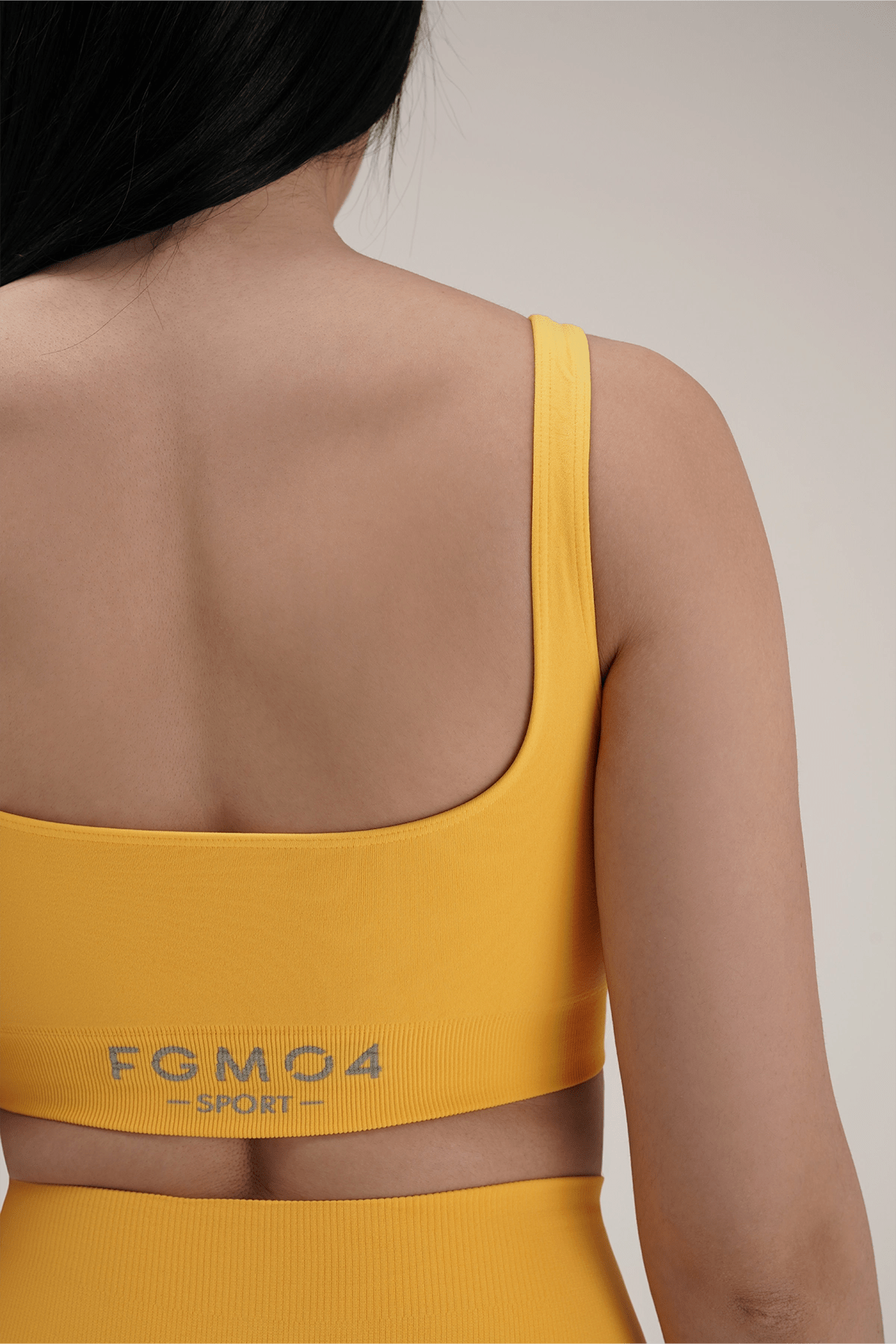 Top sportivo con spalline larghe Gym Fashion Giallo Lemon - FGM04 - OFFERTE SPECIALI - fgm04