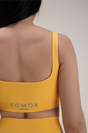 Top sportivo con spalline larghe Gym Fashion Giallo Lemon - FGM04 - OFFERTE SPECIALI - fgm04