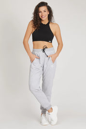 Top sportivo con schiena scoperta scollo all’americana Olimpia Nero - FGM04 - Maglie e Top - fgm04