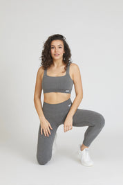 Top sportivo con spalline larghe Essence BambùFIR Stone Scuro - FGM04 - Maglie e Top - fgm04