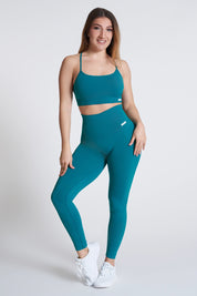 Top sportivo con spalline sottili incrociato a schiena scoperta Angel Laguna Blu Taglia Unica - FGM04 - Maglie e Top - fgm04