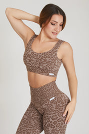 Top sportivo con spalline larghe Wild Essence BambùFIR Caramel - fgm04 - Maglie e Top - fgm04