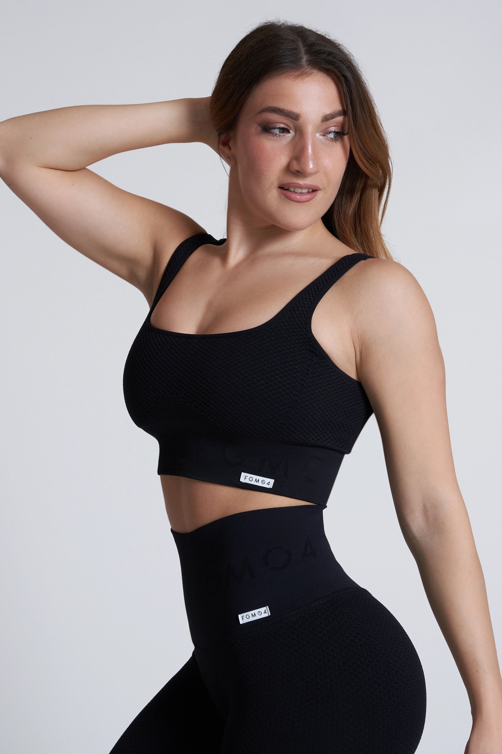 Top sportivo con spalline larghe sportivo con spalline larghe Candy Bubble Cryofir Nero - FGM04 - Maglie e Top - fgm04
