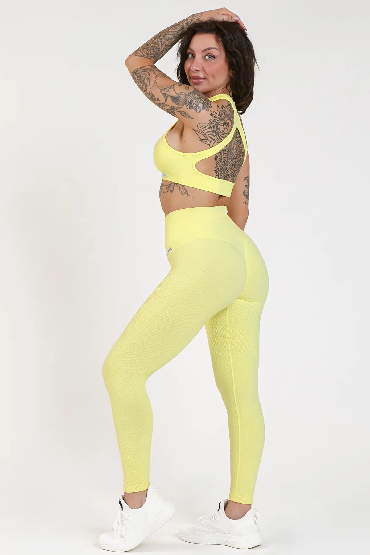 Top sportivo con schiena scoperta scollo all’americana Olimpia Lemon Verbena - FGM04 - Maglie e Top - fgm04