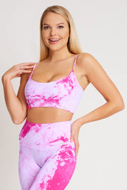 Top sportivo con spalline sottili Maltinto Rosa wow Paradiso - FGM04 - Maglie e Top - fgm04