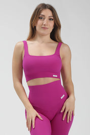 Top sportivo con spalline larghe Gym Fashion Pink Power - FGM04 - Maglie e Top - fgm04
