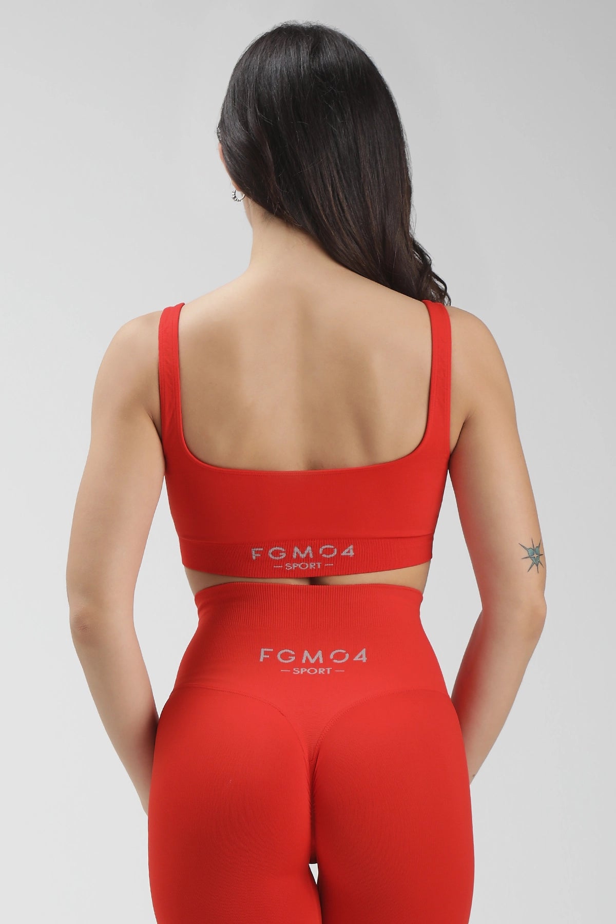 Top sportivo con spalline larghe Gym Fashion Rosso Fiamma - FGM04 - OFFERTE SPECIALI - fgm04