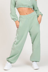 Jasmine Damen Oversize-Jogginghose Mintgrün