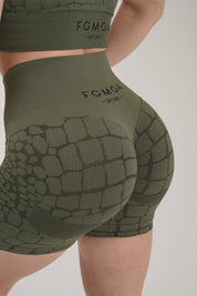 Shorts All - up Cocco Verde - FGM04 - LEGGINGS ANTICELLULITE - fgm04