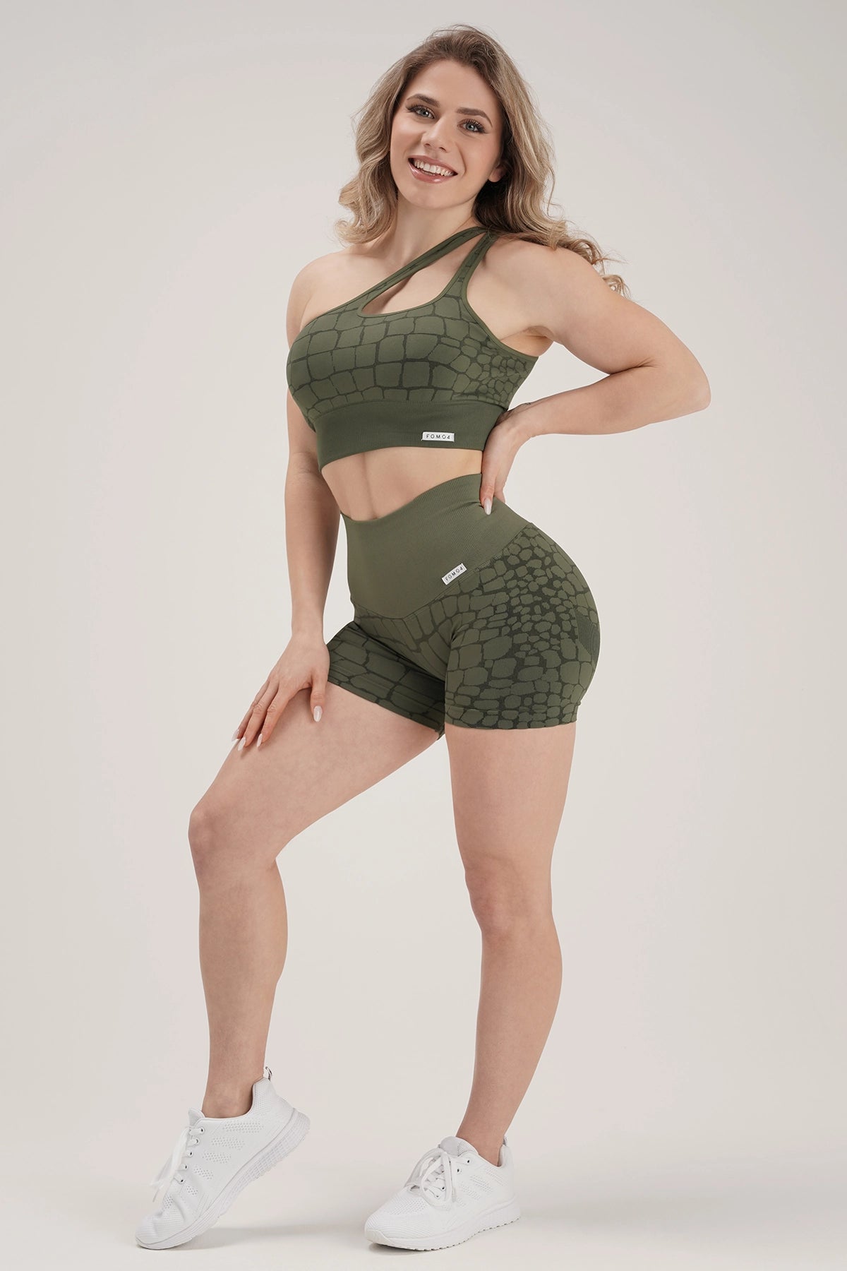 Shorts All - up Cocco Verde - FGM04 - LEGGINGS ANTICELLULITE - fgm04