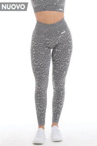 Leggings Push Up Wild Essence BambùFIR Grigio Chiaro