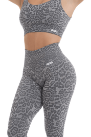 Leggings Push Up Wild Essence BambùFIR Grigio Chiaro - fgm04 - LEGGINGS ANTICELLULITE - fgm04