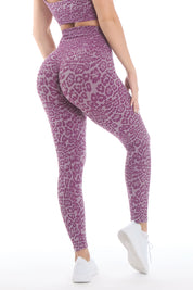 Leggings Push Up Wild Essence BambùFIR Dark Purple