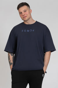 Bardzo duża koszula męska WorkOut w kolorze granatowym