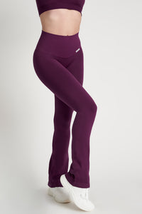 Elefantenpfoten-Leggings Dunkellila