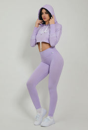 Leggings sportivi con tecnologia FIR soft push up senza arricciatura Shape - Up Lilas Pancia Piatta - FGM04 - OFFERTE SPECIALI - fgm04