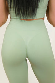 Pinocchietti sportivi con tecnologia FIR push up con arricciatura PUSH - UP Verde Pistacchio - FGM04 - OFFERTE SPECIALI - fgm04