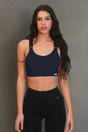 Top sportivo con spalline larghe Denise Blu Notte - FGM04 - Maglie e Top - fgm04