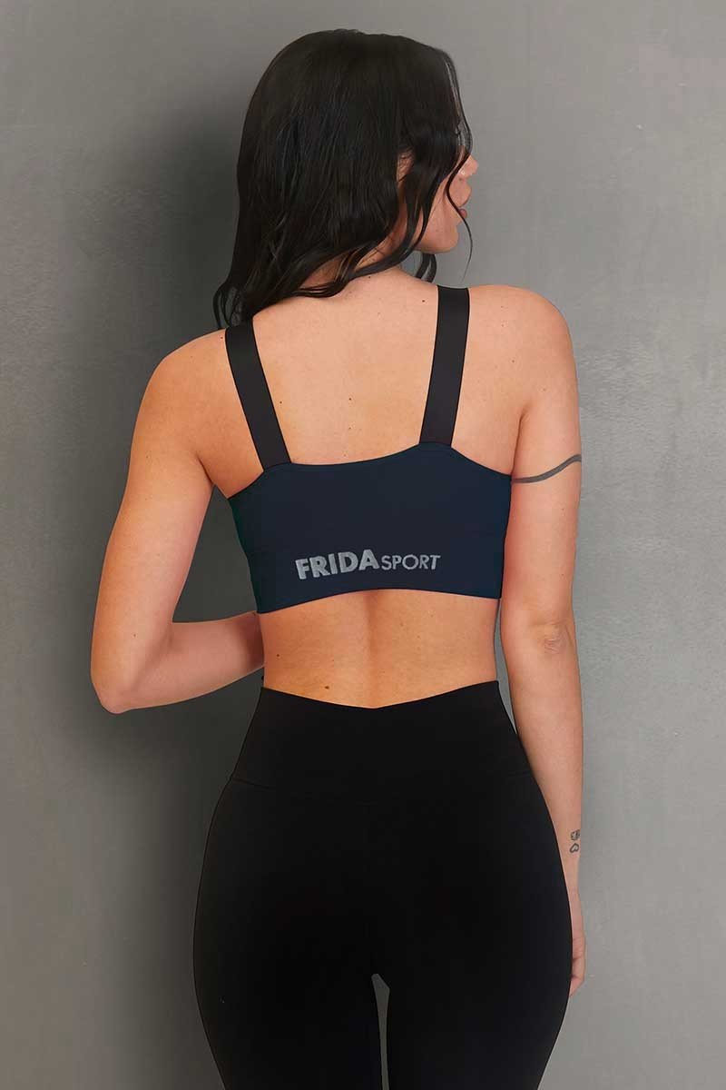 Top sportivo con spalline larghe Denise Blu Notte - FGM04 - Maglie e Top - fgm04