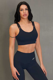 Top sportivo con spalline larghe Denise Blu Notte - FGM04 - Maglie e Top - fgm04