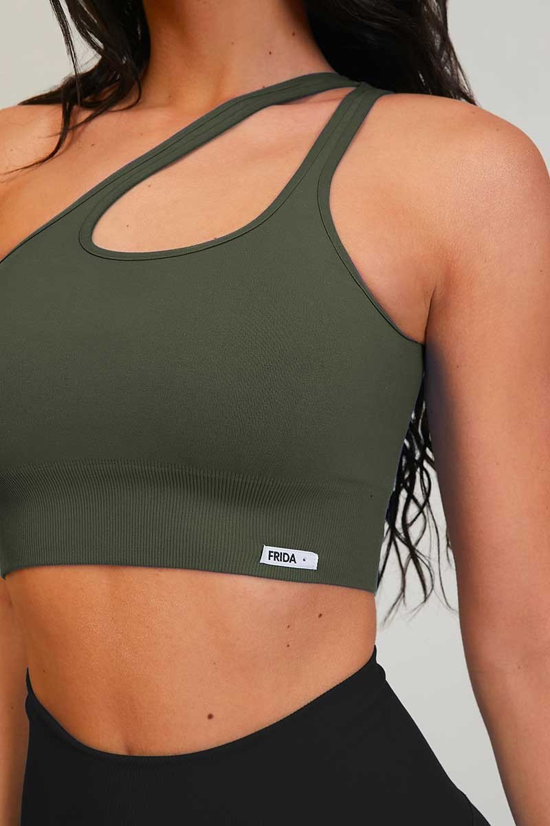 Top sportivo Monospalla Verde - FGM04 - Maglie e Top - fgm04