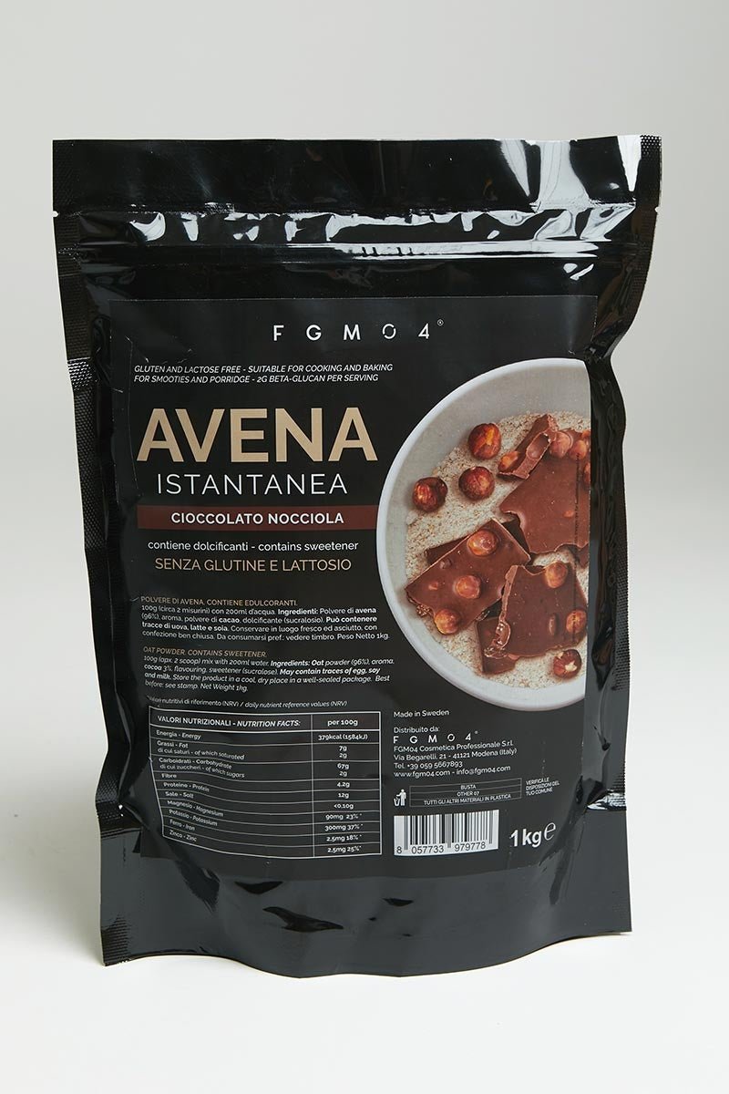 AVENA ISTANTANEA - Gusto Cioccolato Nocciola - 1KG - FGM04 - FOOD - fgm04