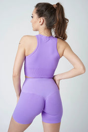 Top sportivo con scollo all’americana Electra Orchidea - FGM04 - Maglie e Top - fgm04