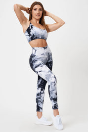 Top sportivo con spalline sottili Elements Aria Bianco Nero - FGM04 - Maglie e Top - fgm04