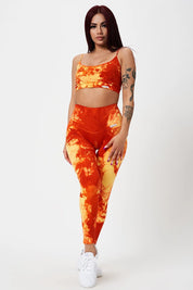 Top sportivo con spalline sottili Elements Fuoco Giallo Arancione - FGM04 - Maglie e Top - fgm04