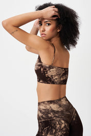 Top sportivo con spalline sottili Elements Terra Beige Marrone - FGM04 - Maglie e Top - fgm04