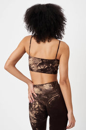 Top sportivo con spalline sottili Elements Terra Beige Marrone - FGM04 - Maglie e Top - fgm04