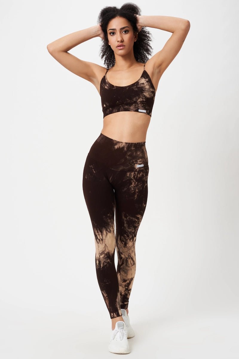 Top sportivo con spalline sottili Elements Terra Beige Marrone - FGM04 - Maglie e Top - fgm04