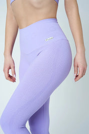 Leggings sportivi con tecnologia FIR push up con arricciatura a bolle Bubble Orchidea - FGM04 - OFFERTE SPECIALI - fgm04