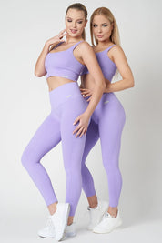 Leggings sportivi con tecnologia FIR push up con arricciatura a bolle Bubble Orchidea - FGM04 - OFFERTE SPECIALI - fgm04