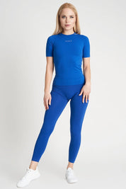 Maglia sportiva tecnica donna Manica corta con tecnologia FIR snellente Ikonic Sport Unisex Blu elettrico - FGM04 - Maglie e Top - fgm04