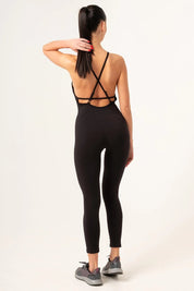 Tuta sportiva con tecnologia FIR Jumpsuit Lussuria Nero - FGM04 - ABBIGLIAMENTO - fgm04