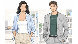 abbigliamento fir donna e uomo per smat working