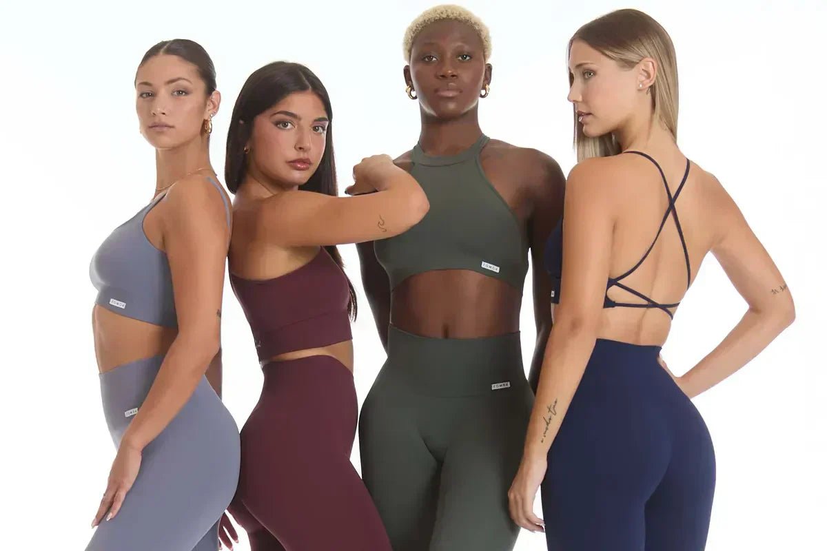 set sportivi donna con colori classici per creare outfit invernali sporty chic