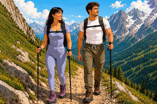 ragazzi che fanno trekking leggero