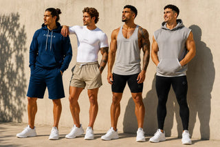 gruppo di quattro ragazzi al sole
