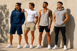 gruppo di quattro ragazzi al sole