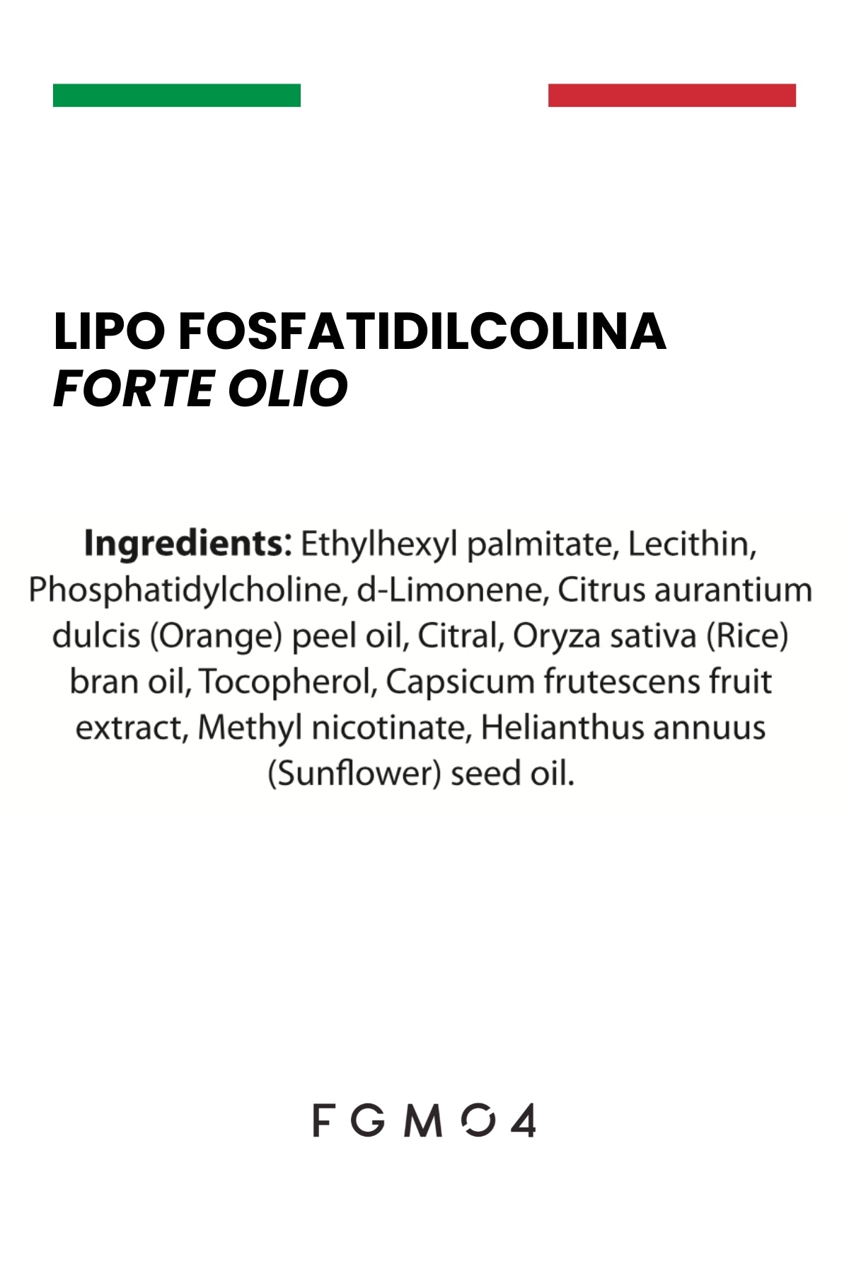 Lipo Fosfatidilcolina Forte Olio 10x10ml - FGM04 - CREME PER ADIPE - fgm04
