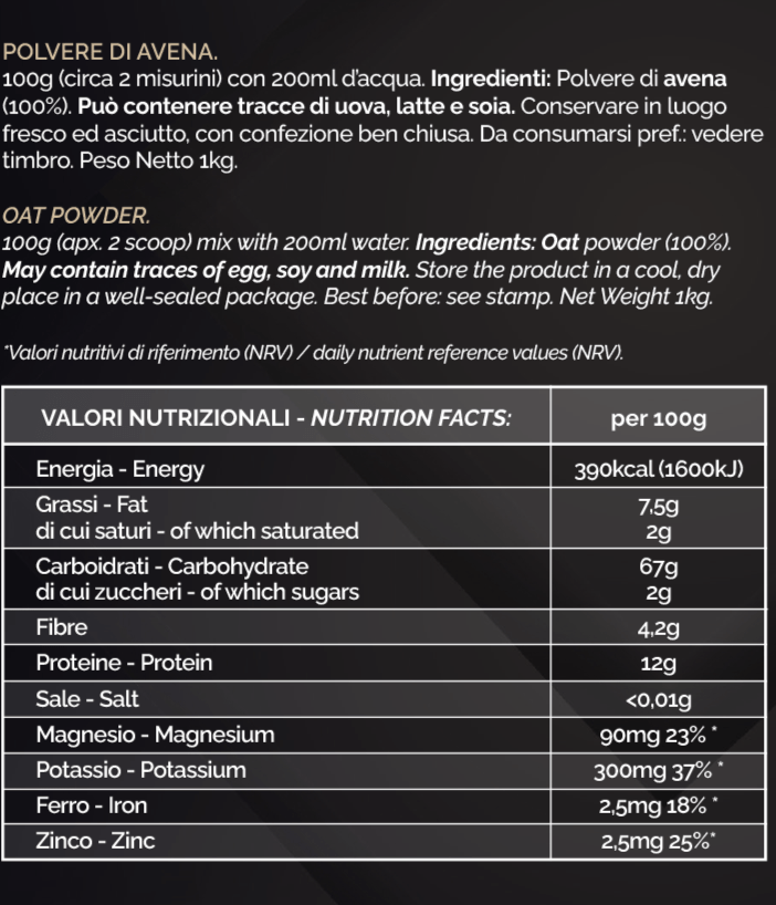 AVENA ISTANTANEA - Gusto Naturale - 1KG - FGM04 - FOOD - fgm04