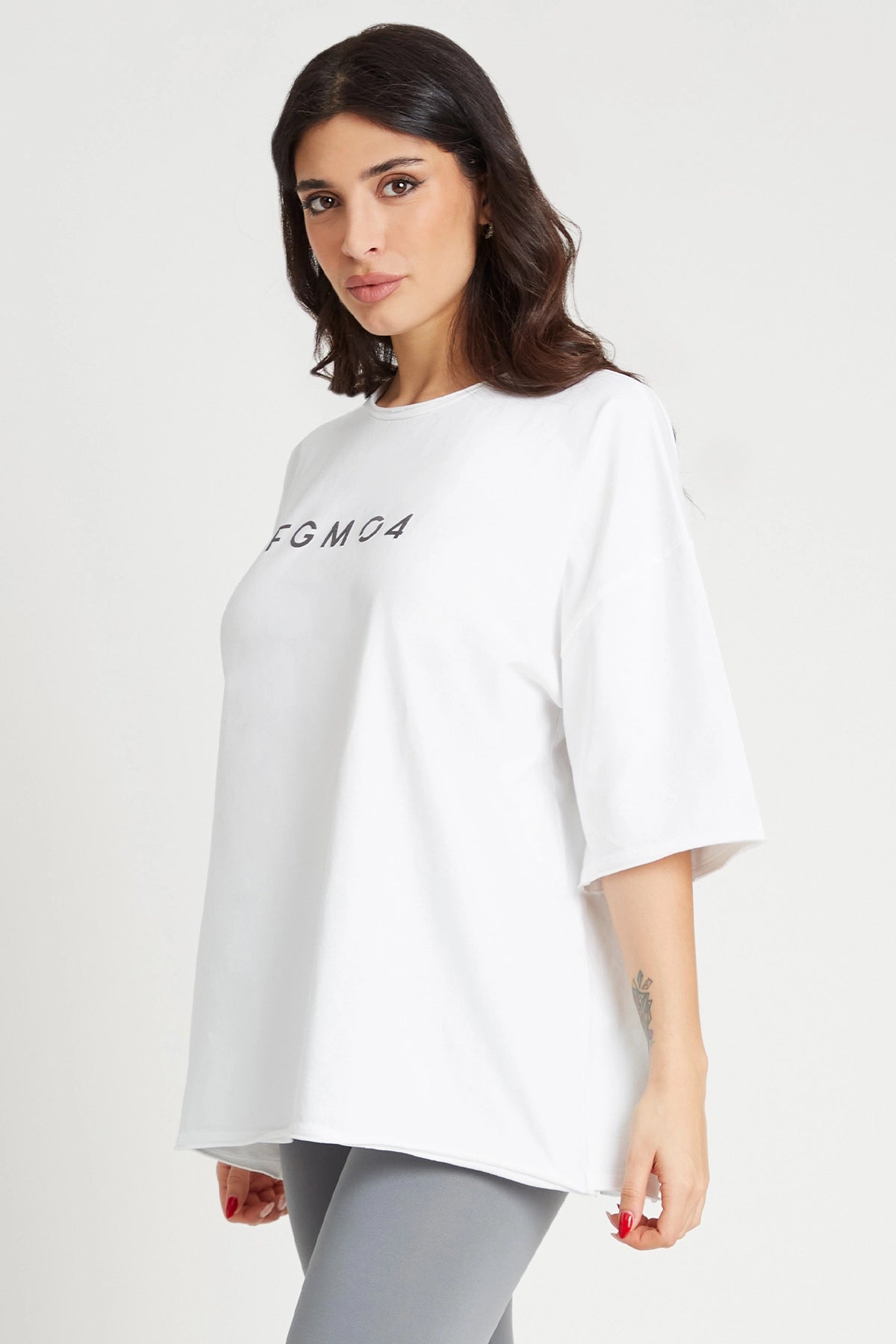 Maglia WorkOut Extra Large Bianco - FGM04 - Linea Ikonic Uomo - fgm04