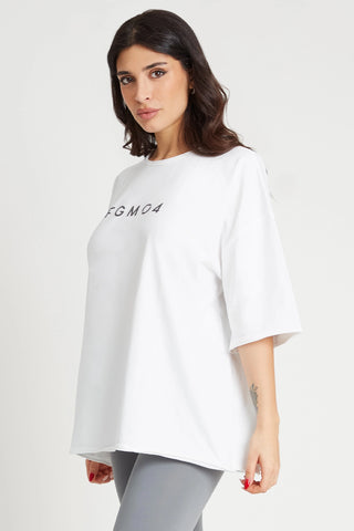 Maglia WorkOut Extra Large Bianco - FGM04 - Linea Ikonic Uomo - fgm04