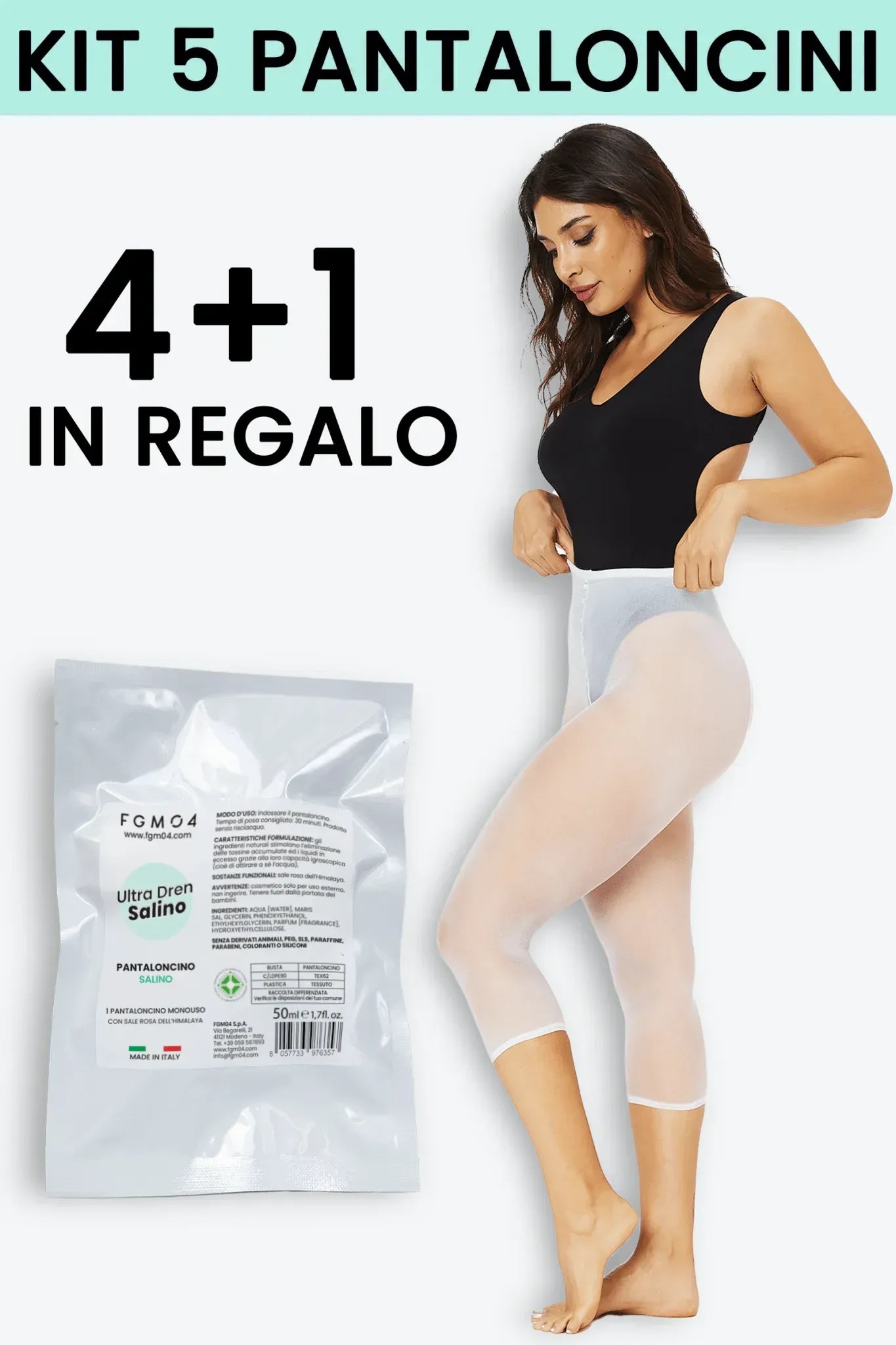 Kit Anticellulite PANTALONCINI Salini - fgm04 - CREME ANTICELLULITE - fgm04